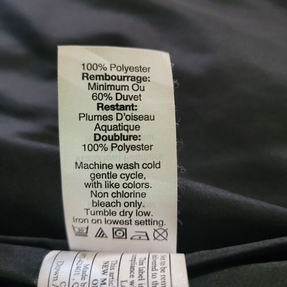 J. Crew Women's Excursion Black Quilted Down Puffer Vest Herringbone - Picture 13 of 16